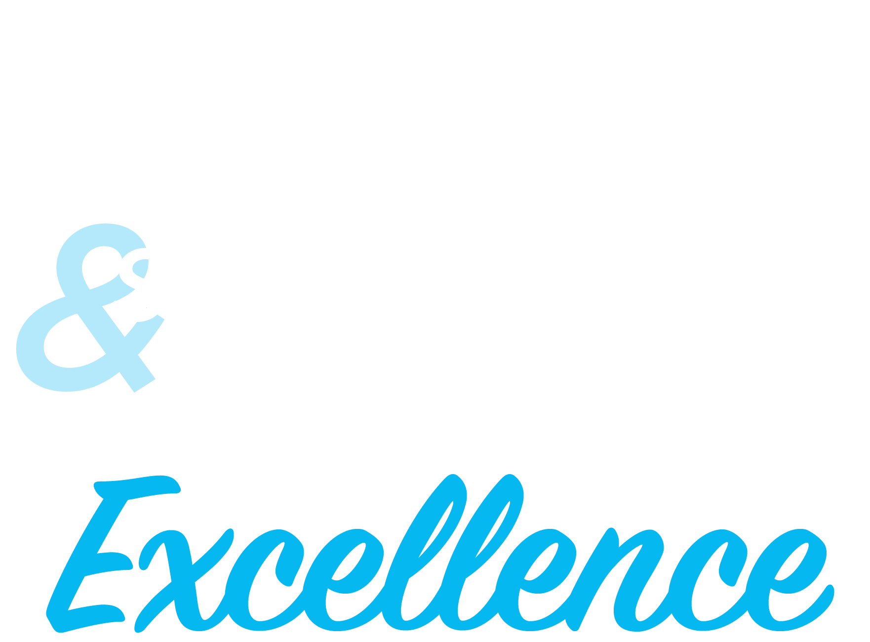 a black background with blue text